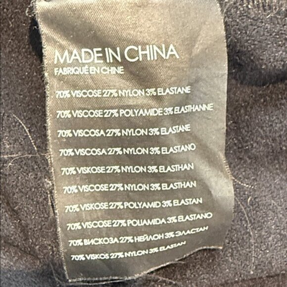 Club Monaco Black Sleeveless Midi Dress Size Medium - Picture 6 of 6